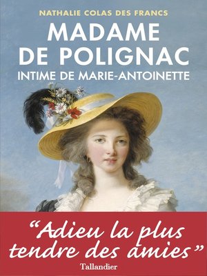 cover image of Madame de Polignac